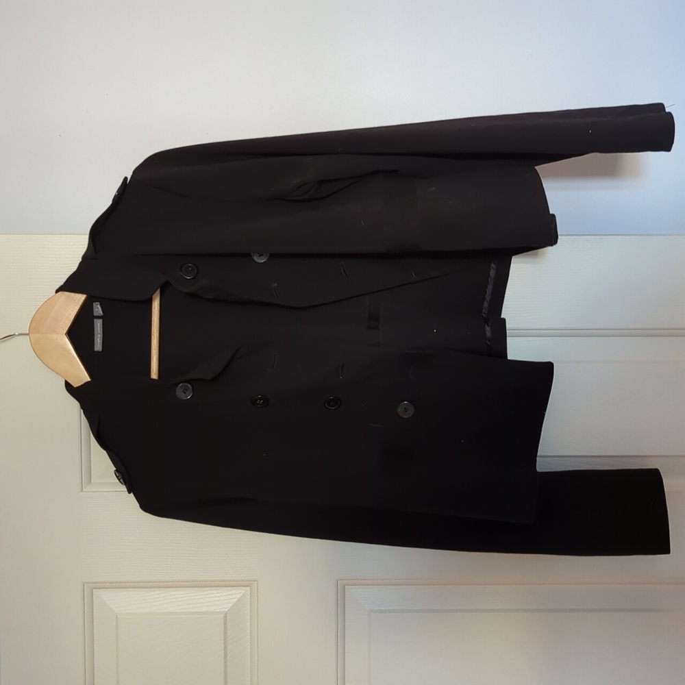 Apt 9 Black Military Blazer Jacket Size L